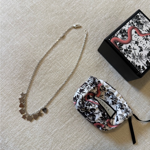 Gucci Silver Multi-Charm Necklace - Picture 4 of 10